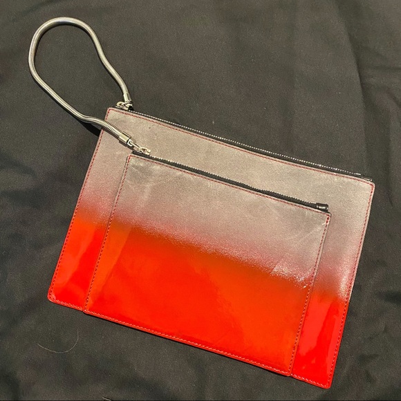 Alexander Wang Leather Clutch Rare - Picture 2 of 6